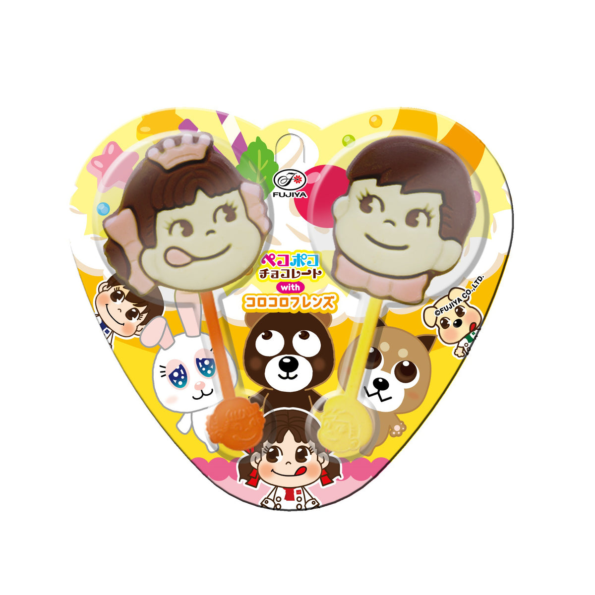 FUJIYA PEKOPOKO CHOCO 2P 0.84 OZ