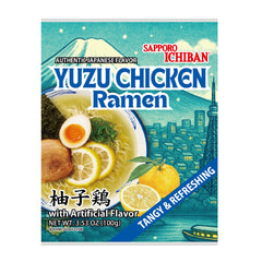 SAPPORO ICHIBAN YUZU CHICKEN RAMEN 3.53 OZ