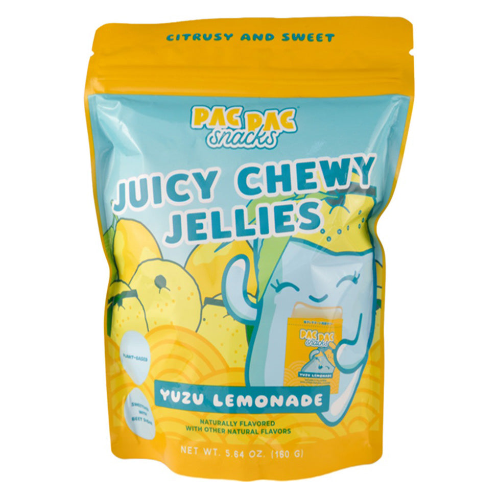 PAC PAC JUICY CHEWY JELLIES YUZU LEMONADE