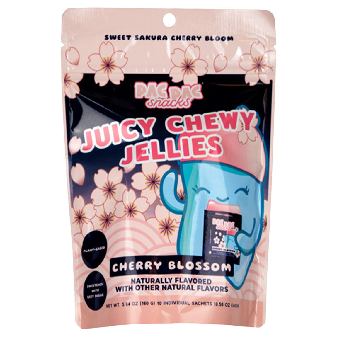 PAC PAC JUICY CHEWY JELLUES CHERRY BLOSSOM