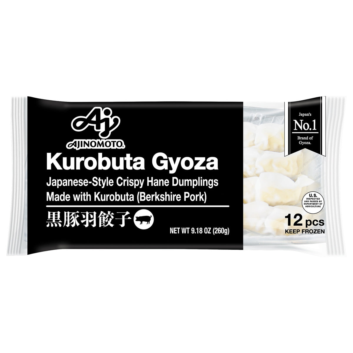 AJINOMOTO KUROBUTA PORK CRISPY HANE GYOZA