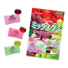 KASUGAI MIX  Grape Strawberry Muscat Fruits  GUMMY CANDY 102g