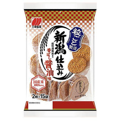 SANKO RICE CRACKER NIIGATA SOY SAUCE FLAVOR 30 PIECES