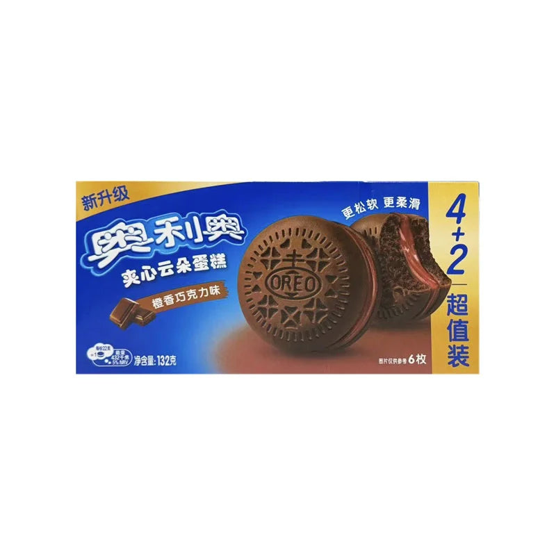 OREO SOFT SNACK CAKES (ORANGE & CHOCOLATE FLAVOR) 6p