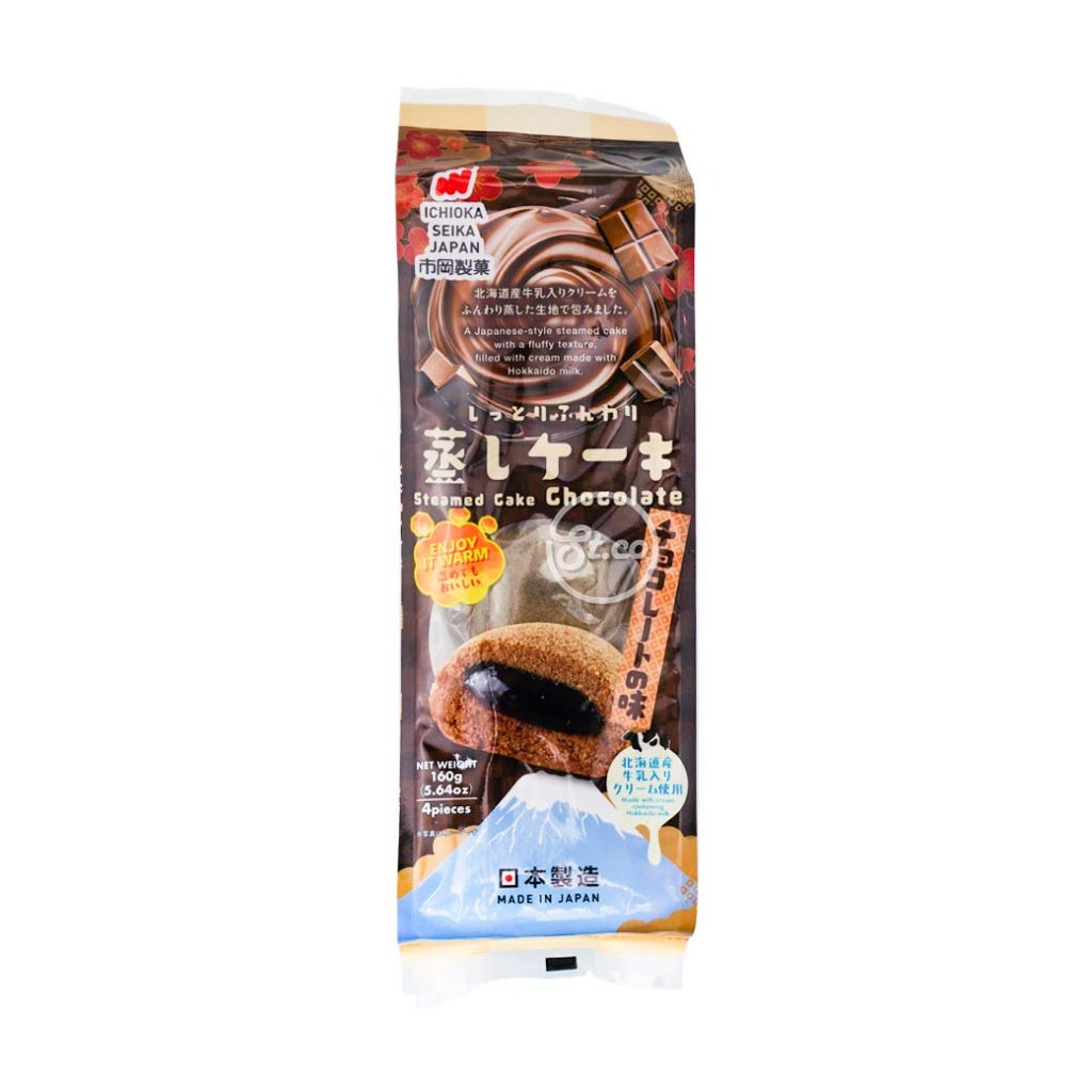 ICHIOKA SEIKA Chocolate Cream Steamed Cake 4P