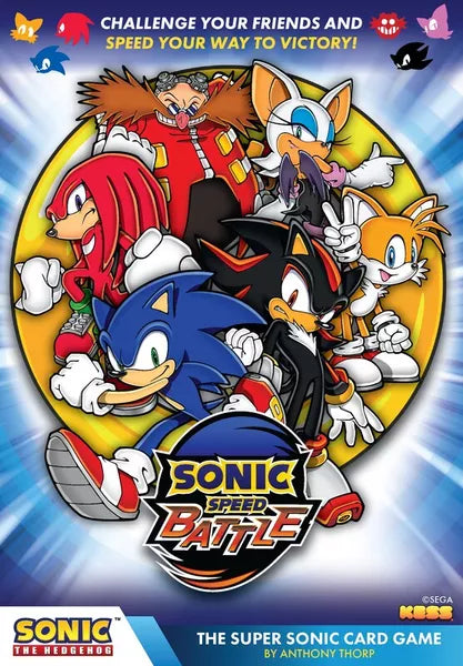 KESS Sonic Speed Battle Card Game; Three Separate Card Games, Each Being 2-4 Players That use The Same Deck in Completely Different Ways
