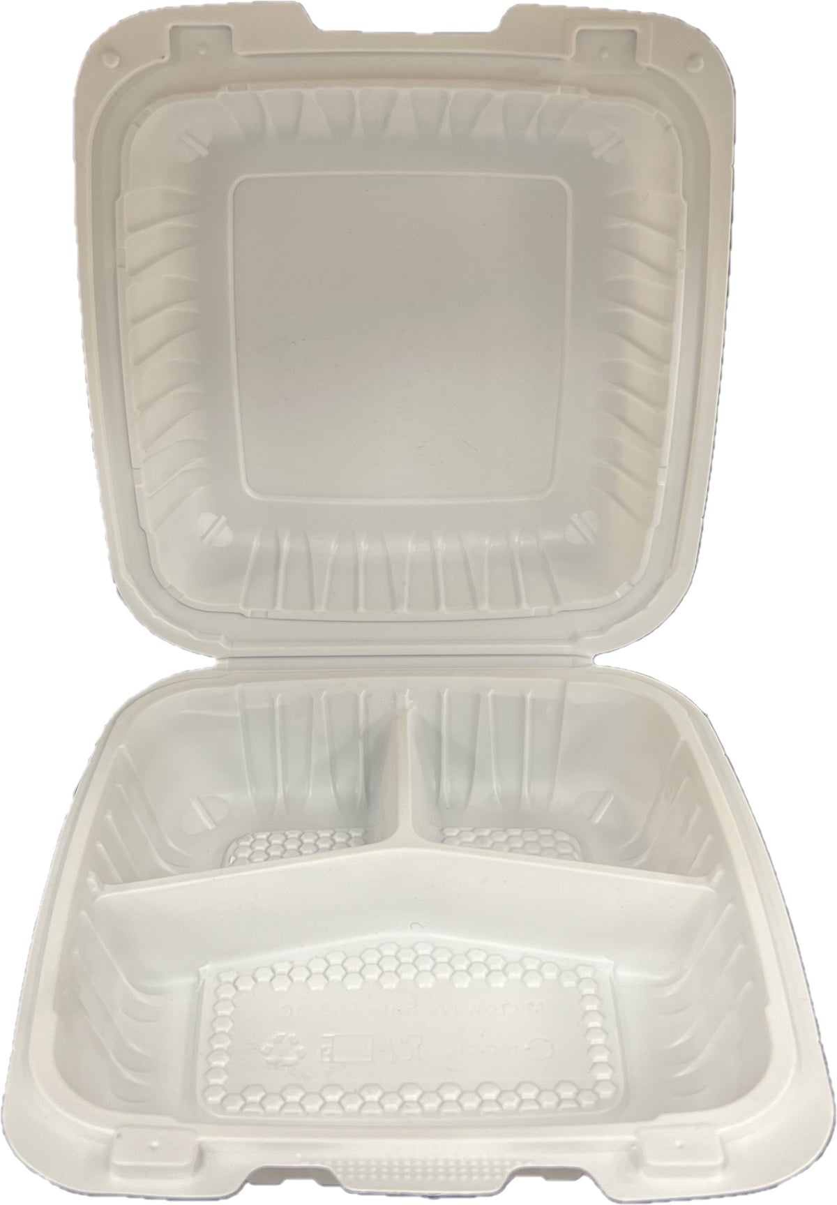 MS-PP883 PLASTIC HINGED CONTAINER