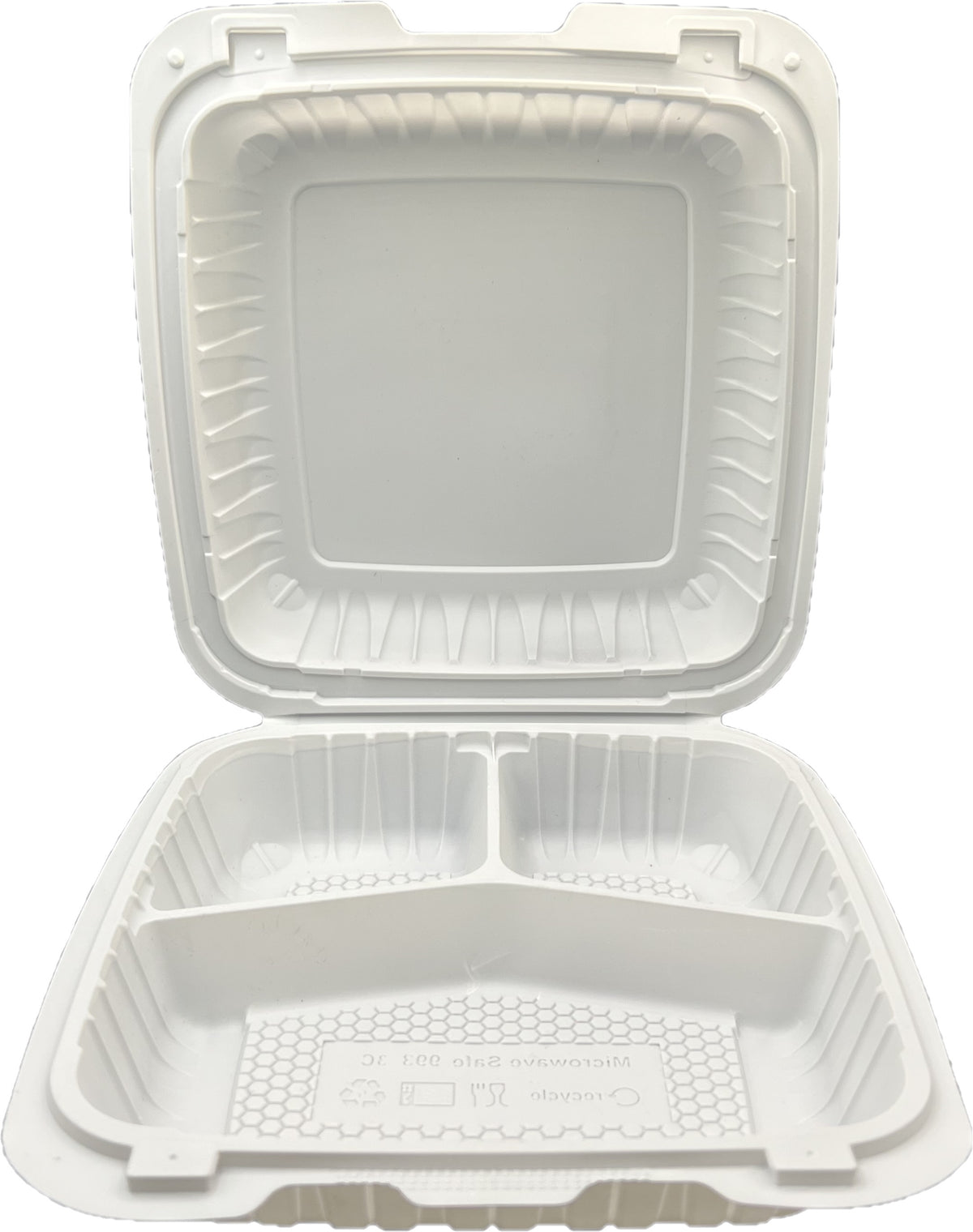 MS-PP993 PLASTIC HINGED CONTAINER