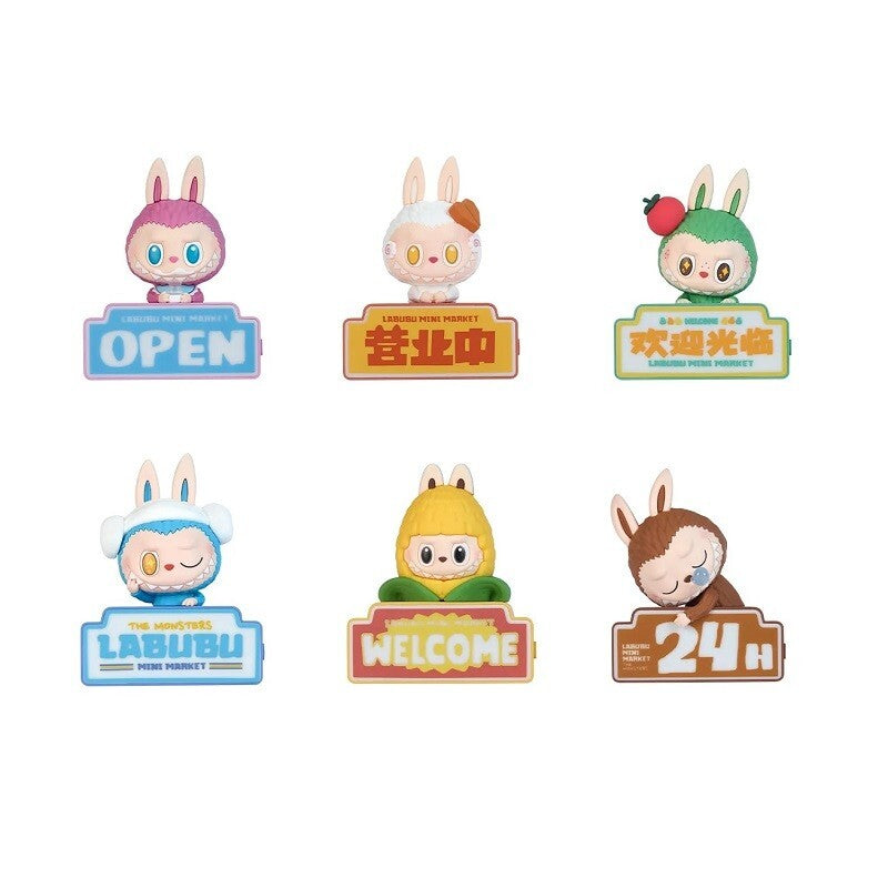 POP MART- LABUBU: The Monsters Wacky Mart Series Fridge Magnet Sealed Blind Box