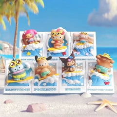 MINISO Sanrio Summer Surf Series Magnetic Fridge Magnet Confirmed Blind Box