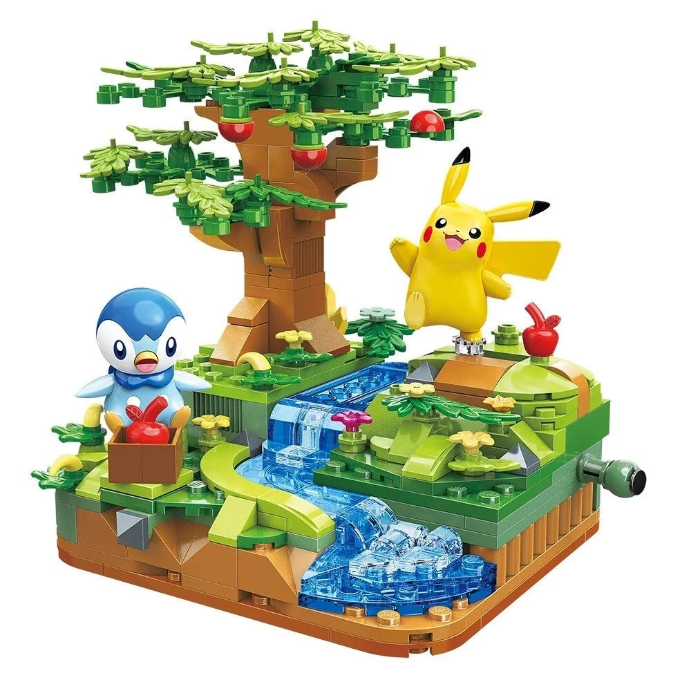KEEPPLEY BLOCKS CREEK BANK FRUIT PICKING PIPLUP & PIKACHU