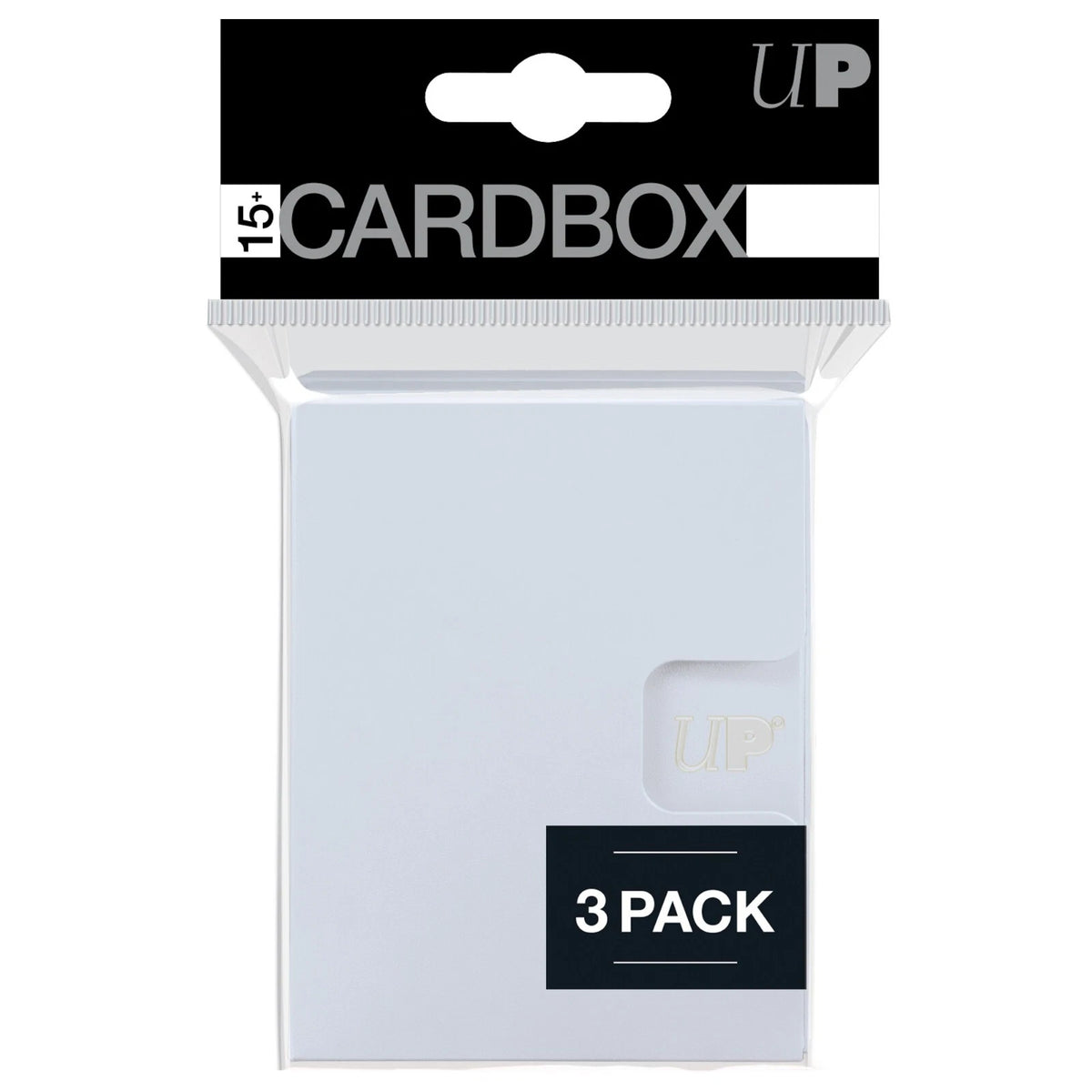 UP PRO 15+ CARD BOX 3PK WHITE