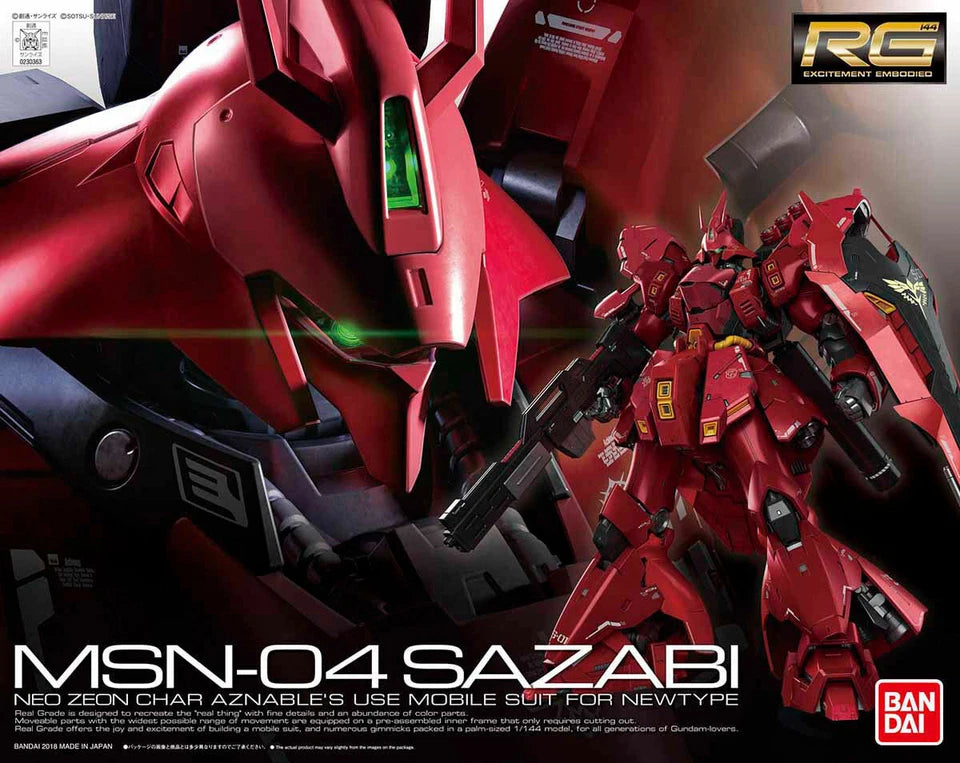 RND RG 1/144 Sazabi Gundam