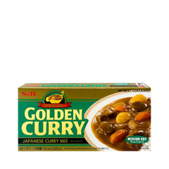 S&B GOLDEN CURRY MEDIUM HOT JAPANESE Curry Block MIX 220g