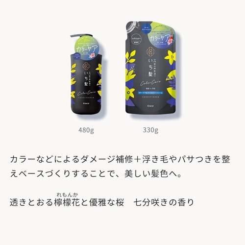 KRACIE ICHIKAMI COLOR CARE CONDITIONER PUMP,480ML