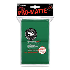 Standard Deck Protectors - Pro-Matte Green (100 ct) by Ultra Pro